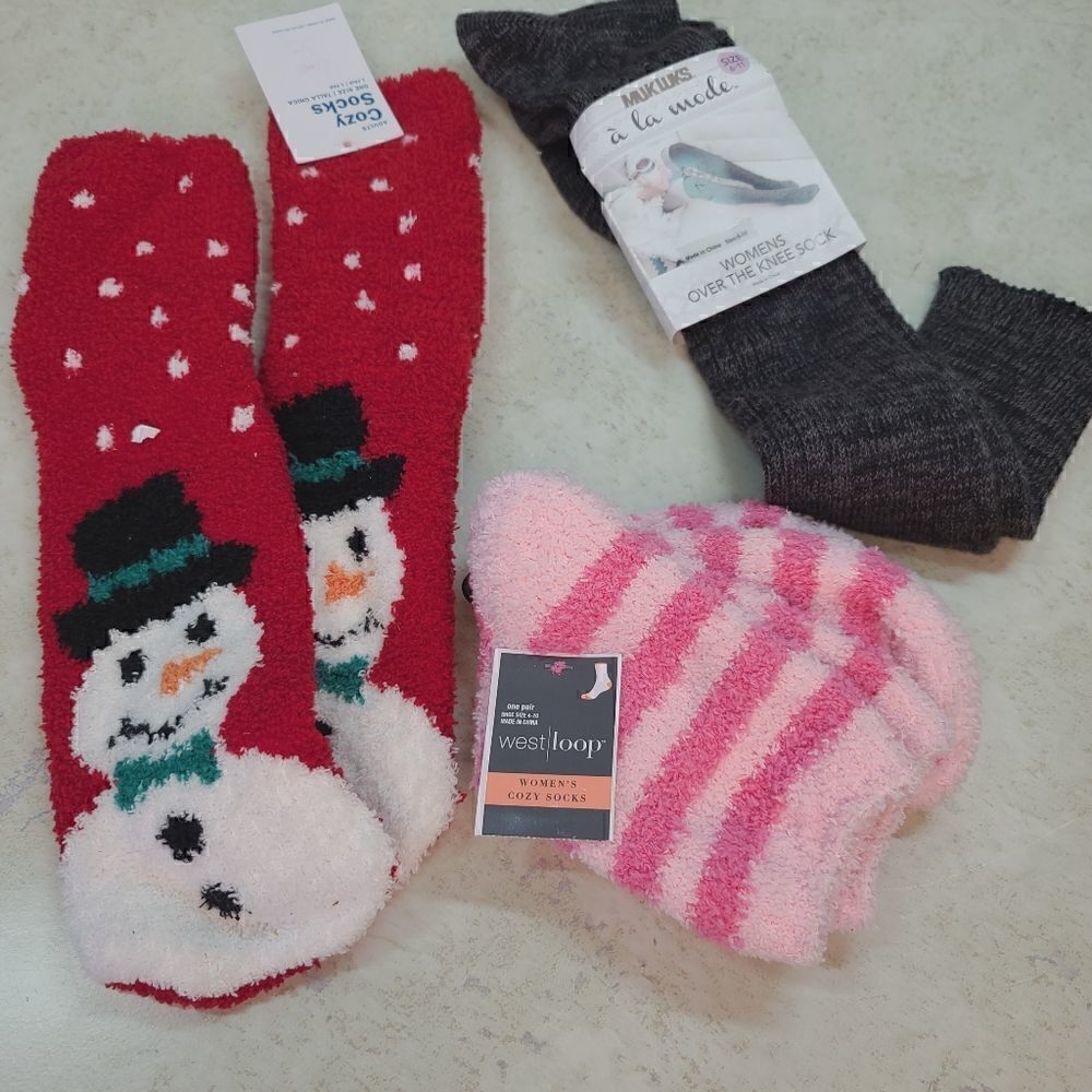 Bundle of 3 Pair Ladies Socks
